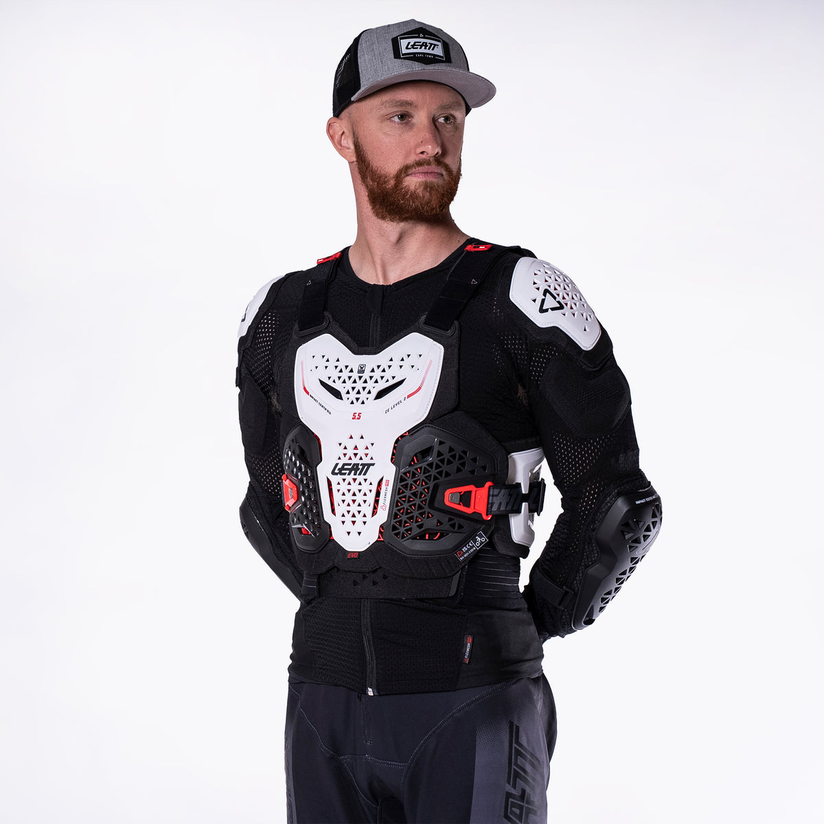Leatt Body Protector 5.5 Evo V26 - White