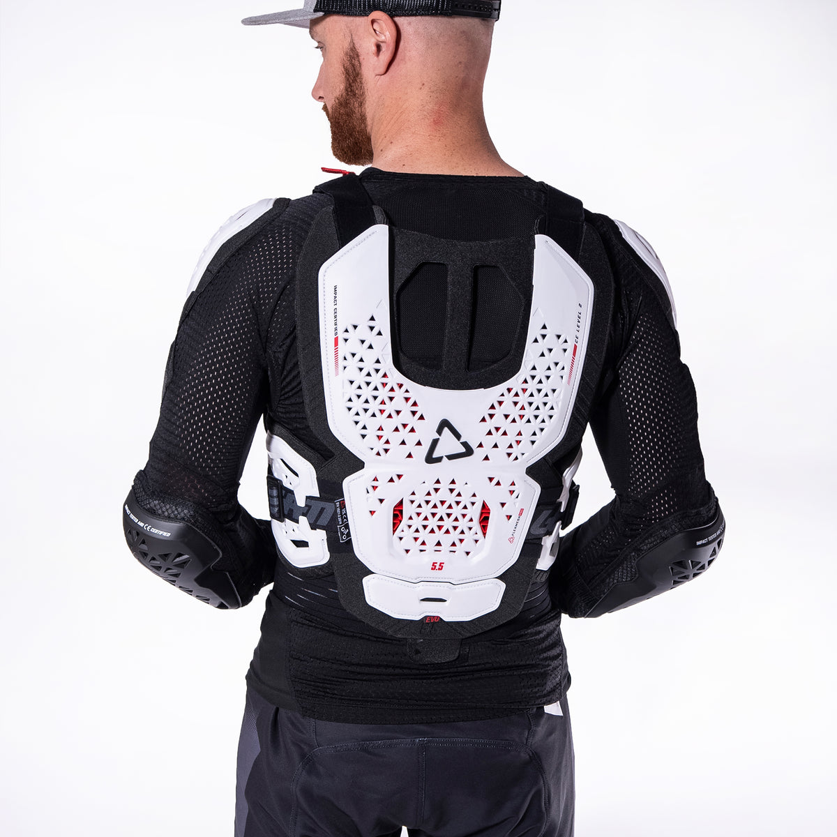 Leatt Body Protector 5.5 Evo V26 - White