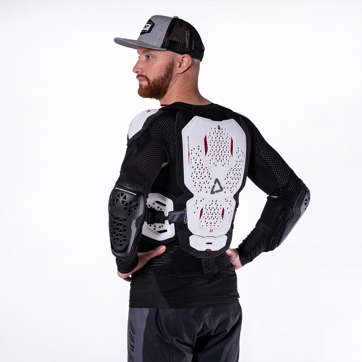 Leatt Body Protector 5.5 Evo V26 - White