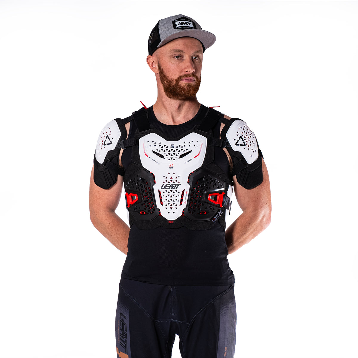 Leatt Chest Protector 5.5 Pro Evo V26 - White