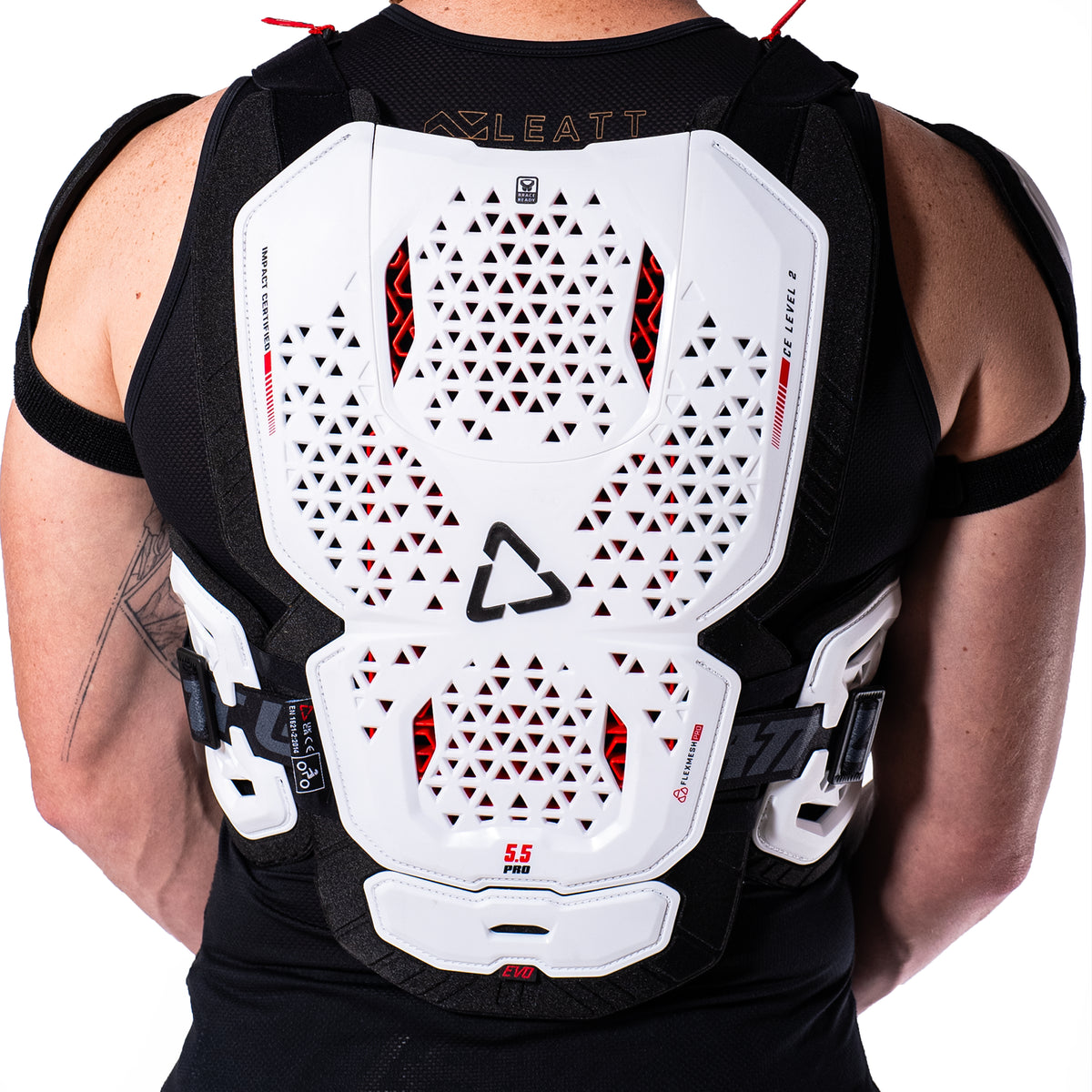 Leatt Chest Protector 5.5 Pro Evo V26 - White