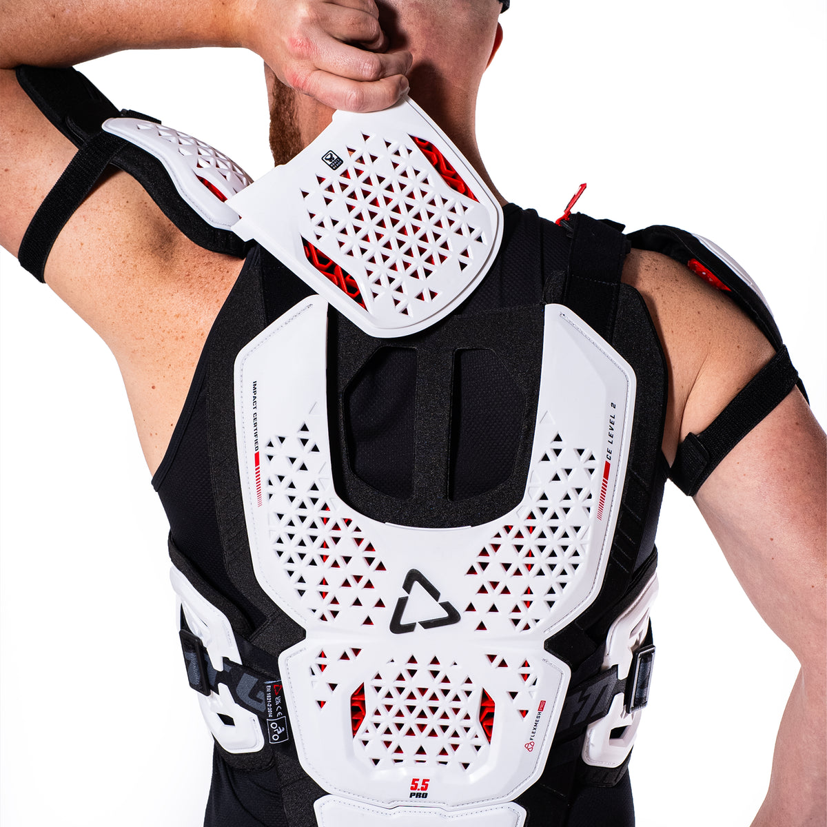 Leatt Chest Protector 5.5 Pro Evo V26 - White