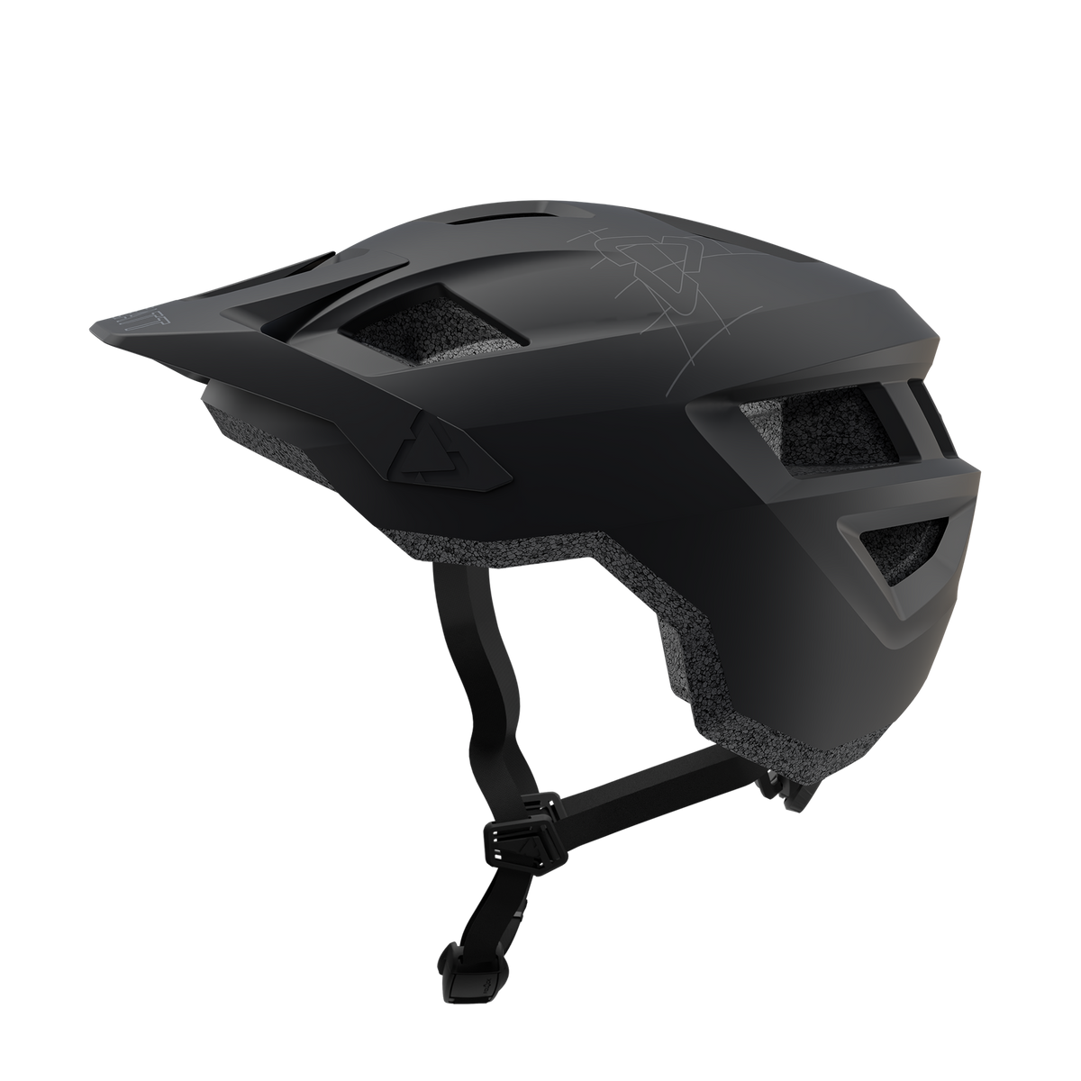 Leatt Helmet MTB AllMtn 1.0 V26 - Stealth Black/Grey