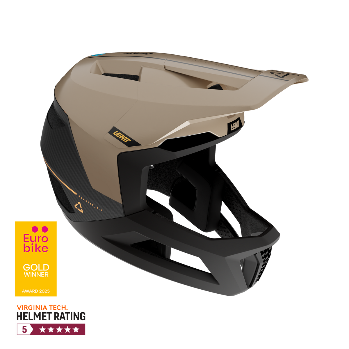 Leatt Helmet MTB Gravity 5.0 V26 - Brown