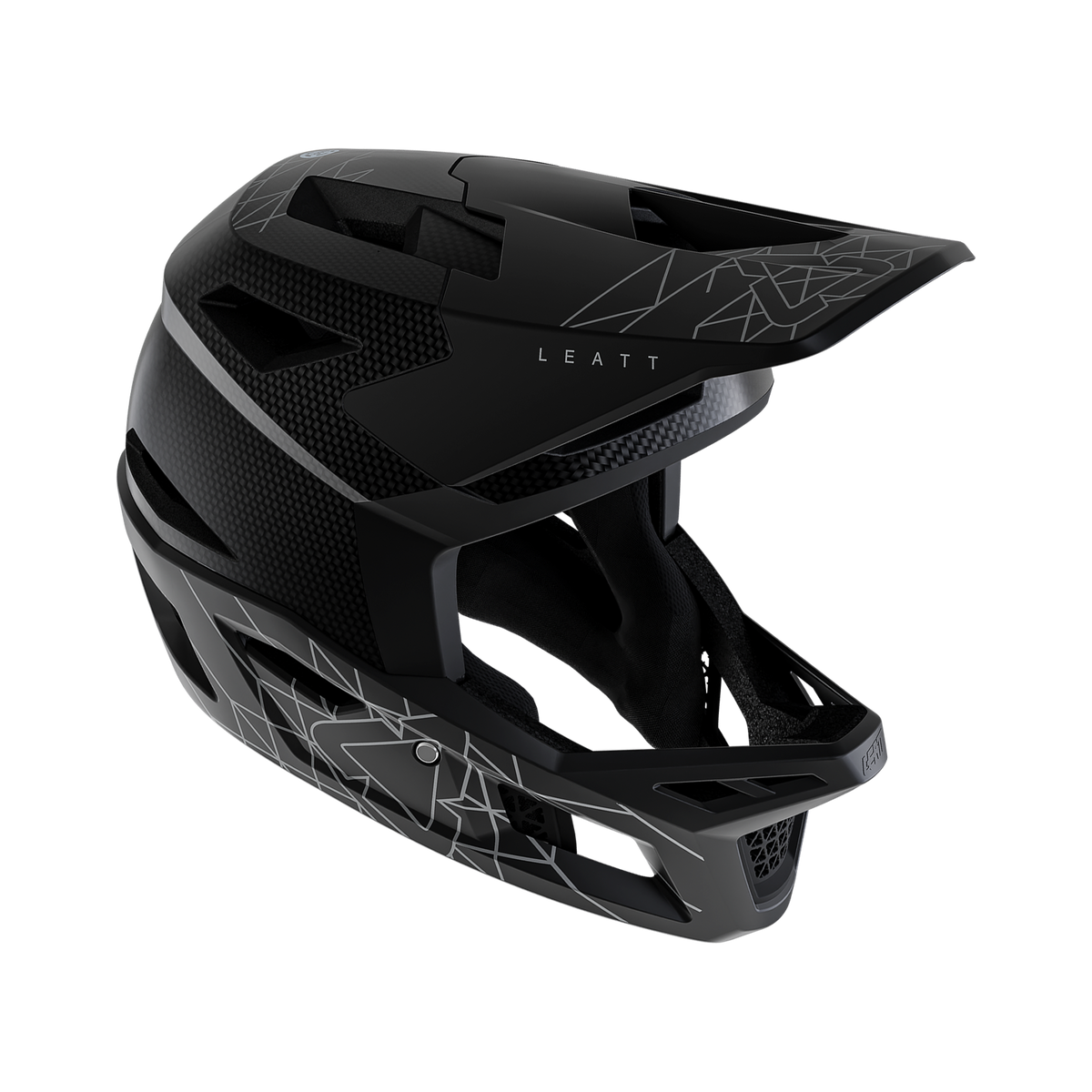 Leatt Helmet MTB Gravity 6.0 Carbon V26 - Stealth Black/Grey