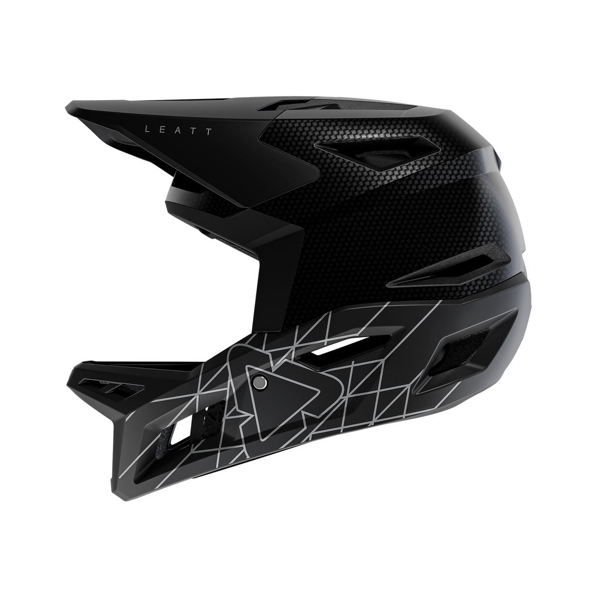 Leatt Helmet MTB Gravity 6.0 Carbon V26 - Stealth Black/Grey