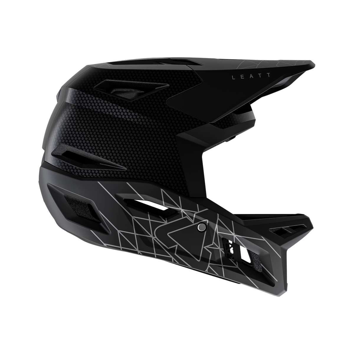 Leatt Helmet MTB Gravity 6.0 Carbon V26 - Stealth Black/Grey