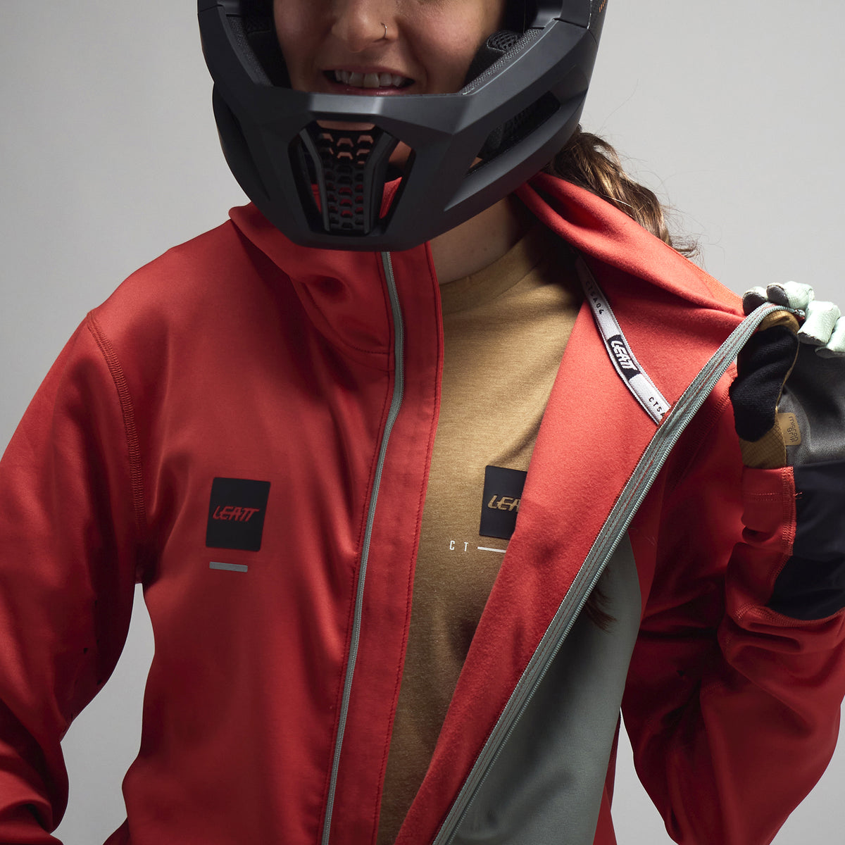 Leatt Jacket MTB ThermaFlow 2.0 Womens V26 - Dusty Red