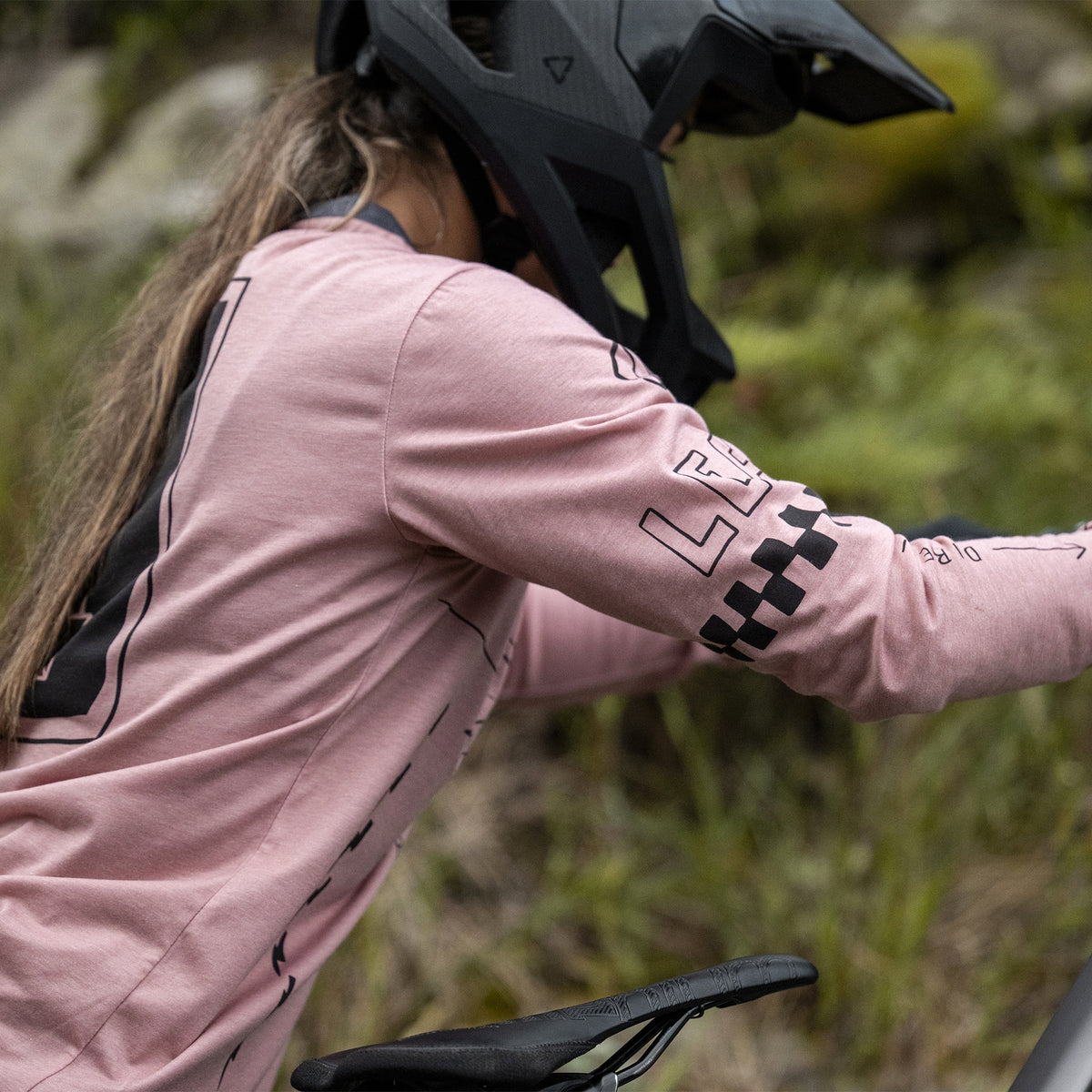 Leatt Jersey MTB Gravity 3.0 Long Sleeve Womens V26 - Dusty Pink