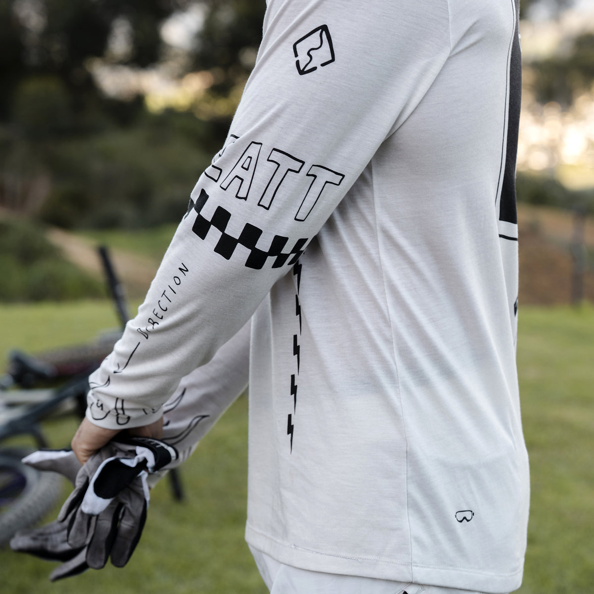 Leatt Jersey MTB Gravity 3.0 Long Sleeve V26 - Cream White