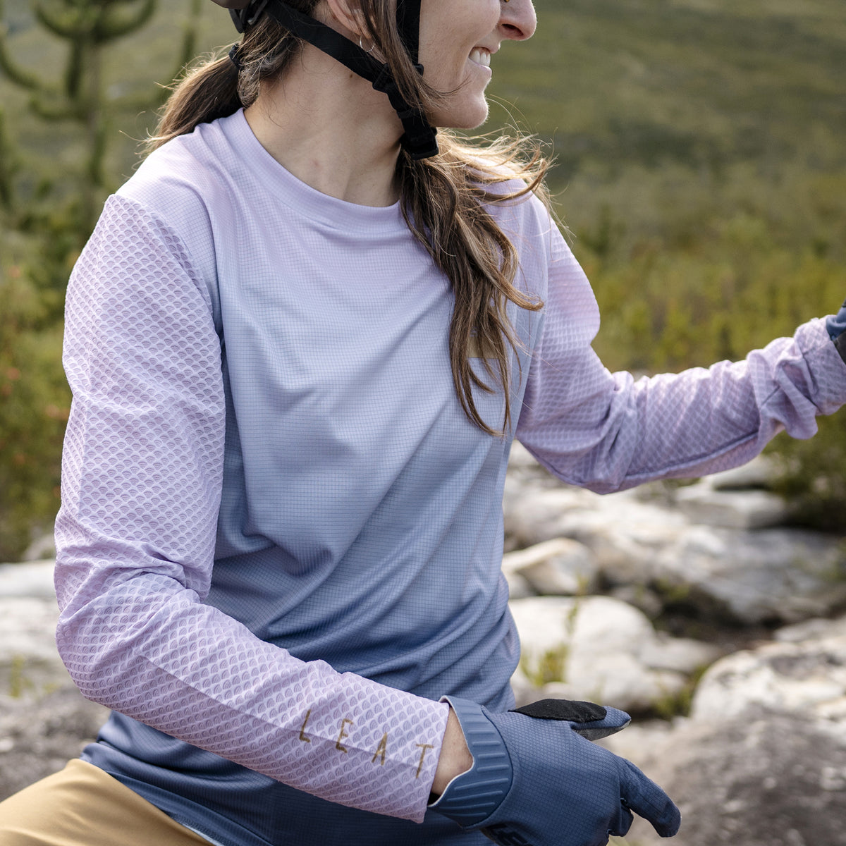 Leatt Jersey MTB Trail 3.0 Long Sleeve Womens V26 - Cosmic Blue