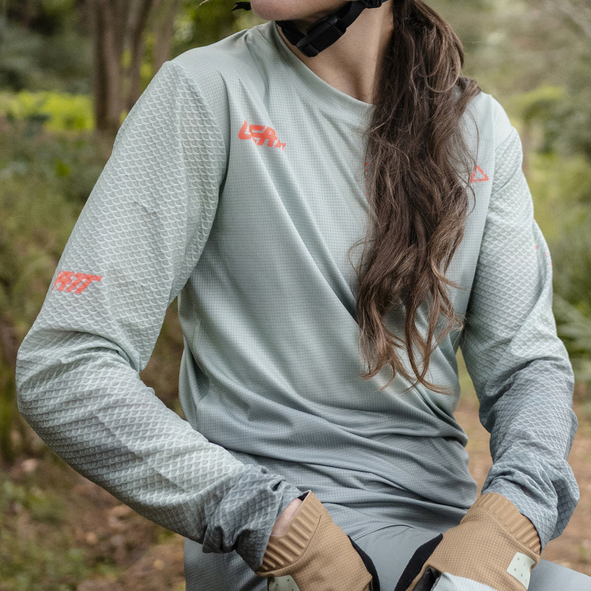 Leatt Jersey MTB Trail 3.0 Long Sleeve Womens V26 - Mist Green