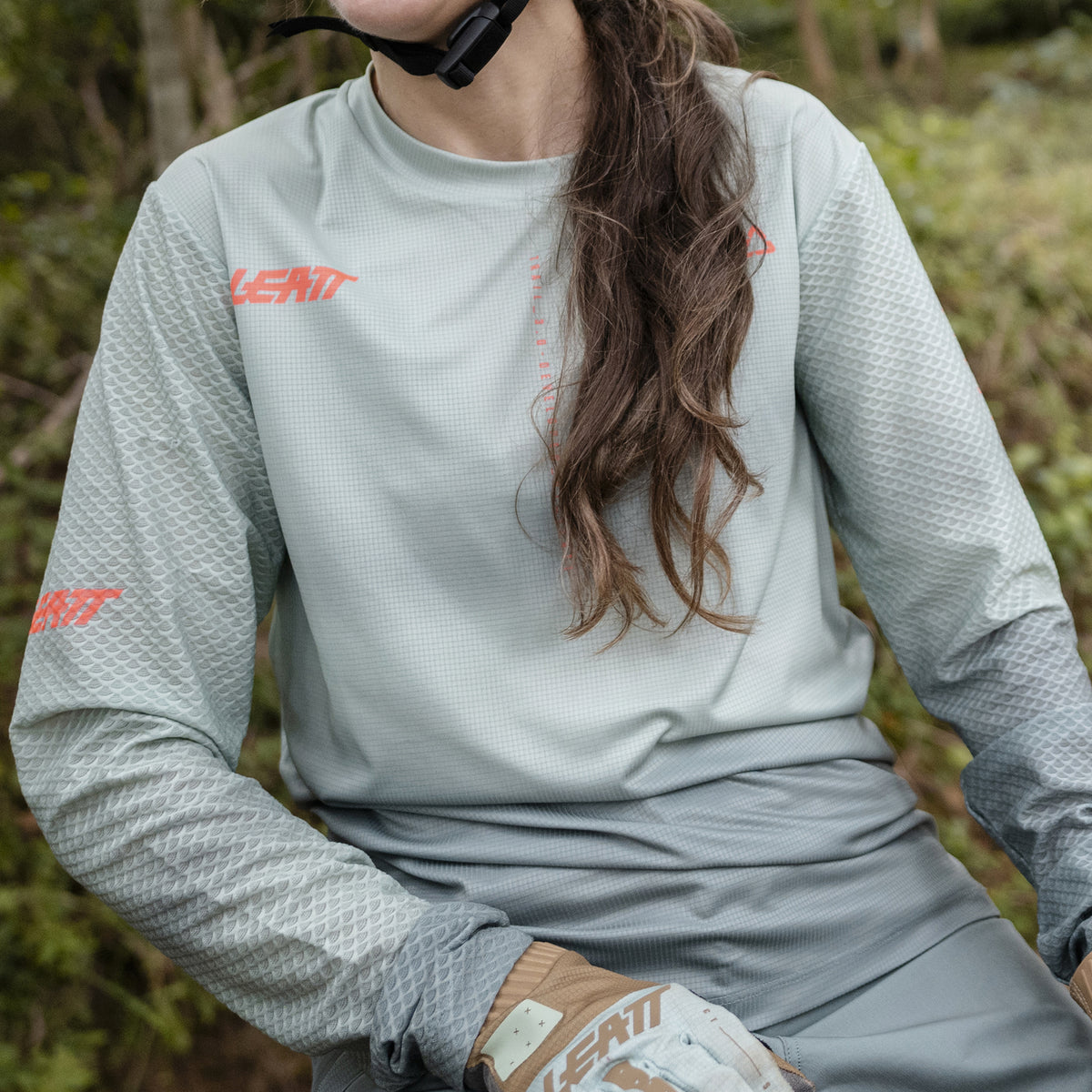Leatt Jersey MTB Trail 3.0 Long Sleeve Womens V26 - Mist Green