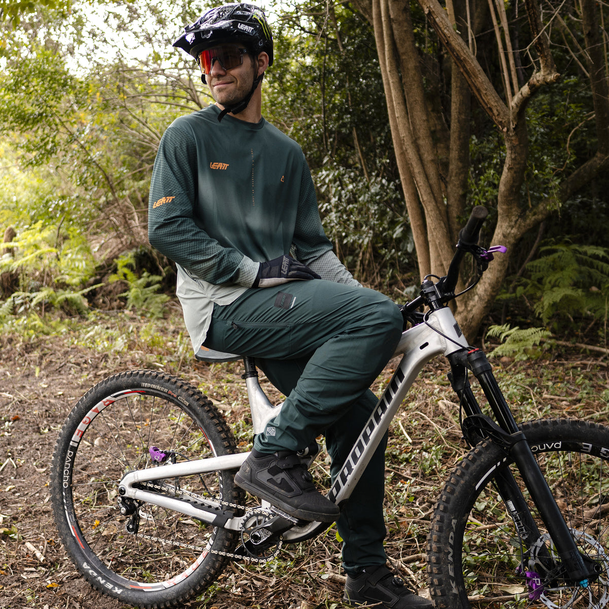 Leatt Jersey MTB Trail 3.0 Long Sleeve V26 - Spruce Green