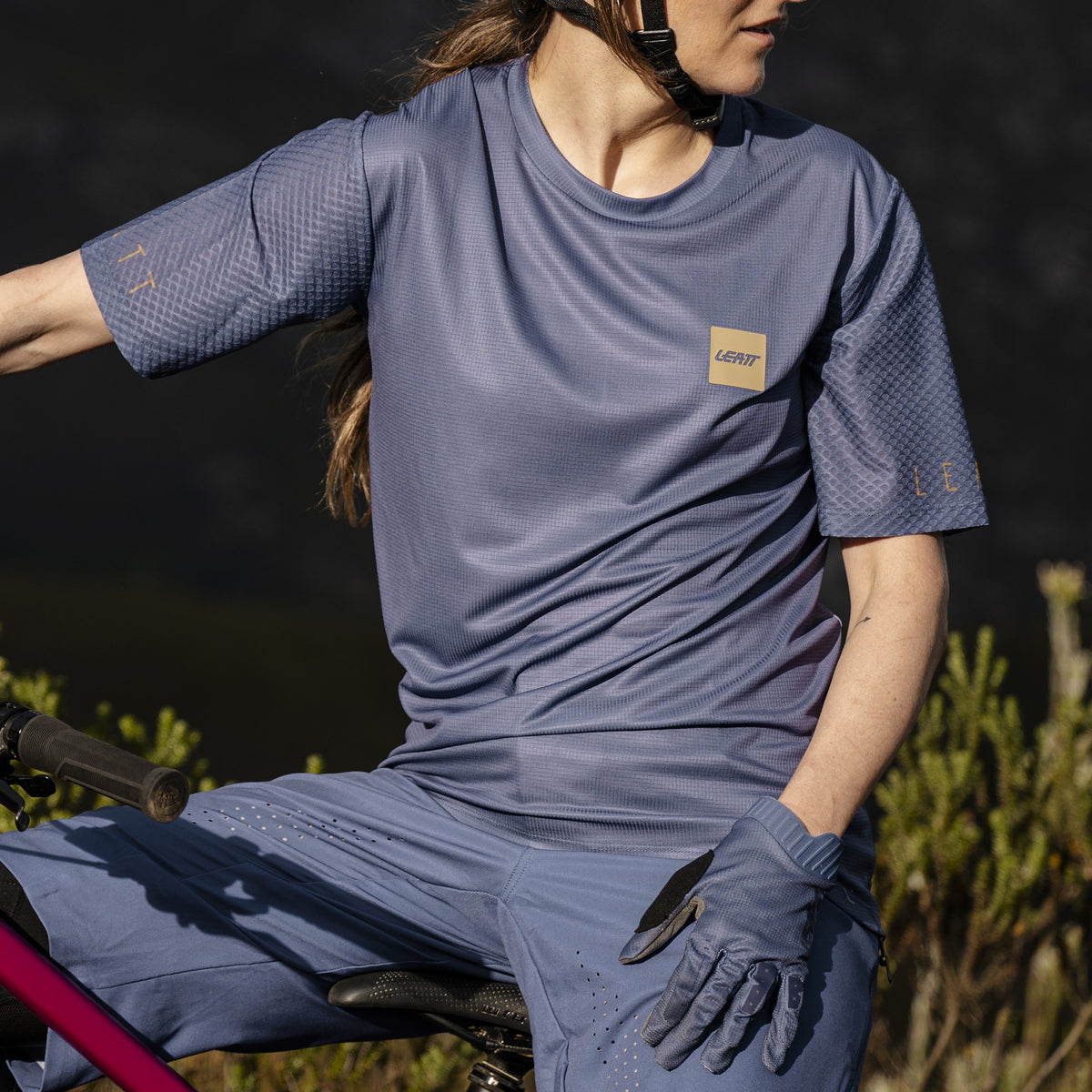 Leatt Jersey MTB Trail 3.0 Womens V26 - Cosmic Blue