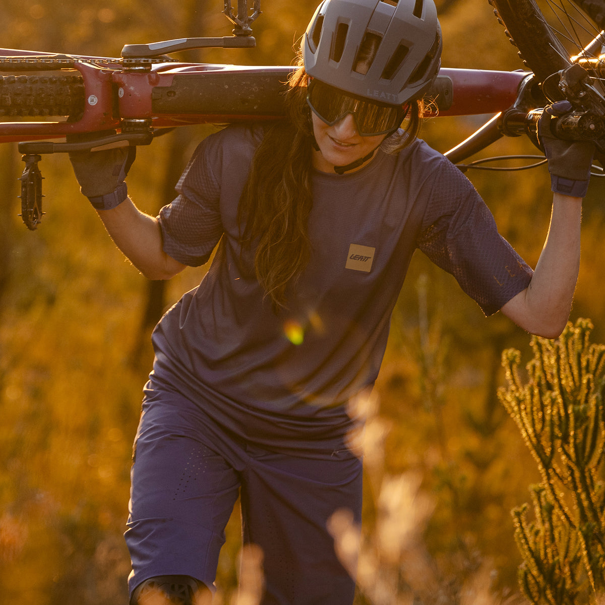 Leatt Jersey MTB Trail 3.0 Womens V26 - Cosmic Blue
