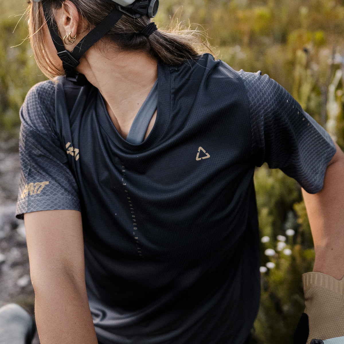 Leatt Jersey MTB Trail 3.0 Womens V26 - Ghost Black