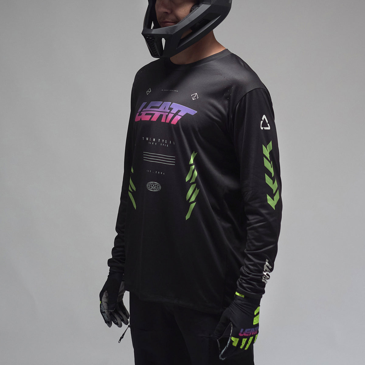 Leatt Jersey MTB Gravity 4.0 Long Sleeve V26 - Race Black