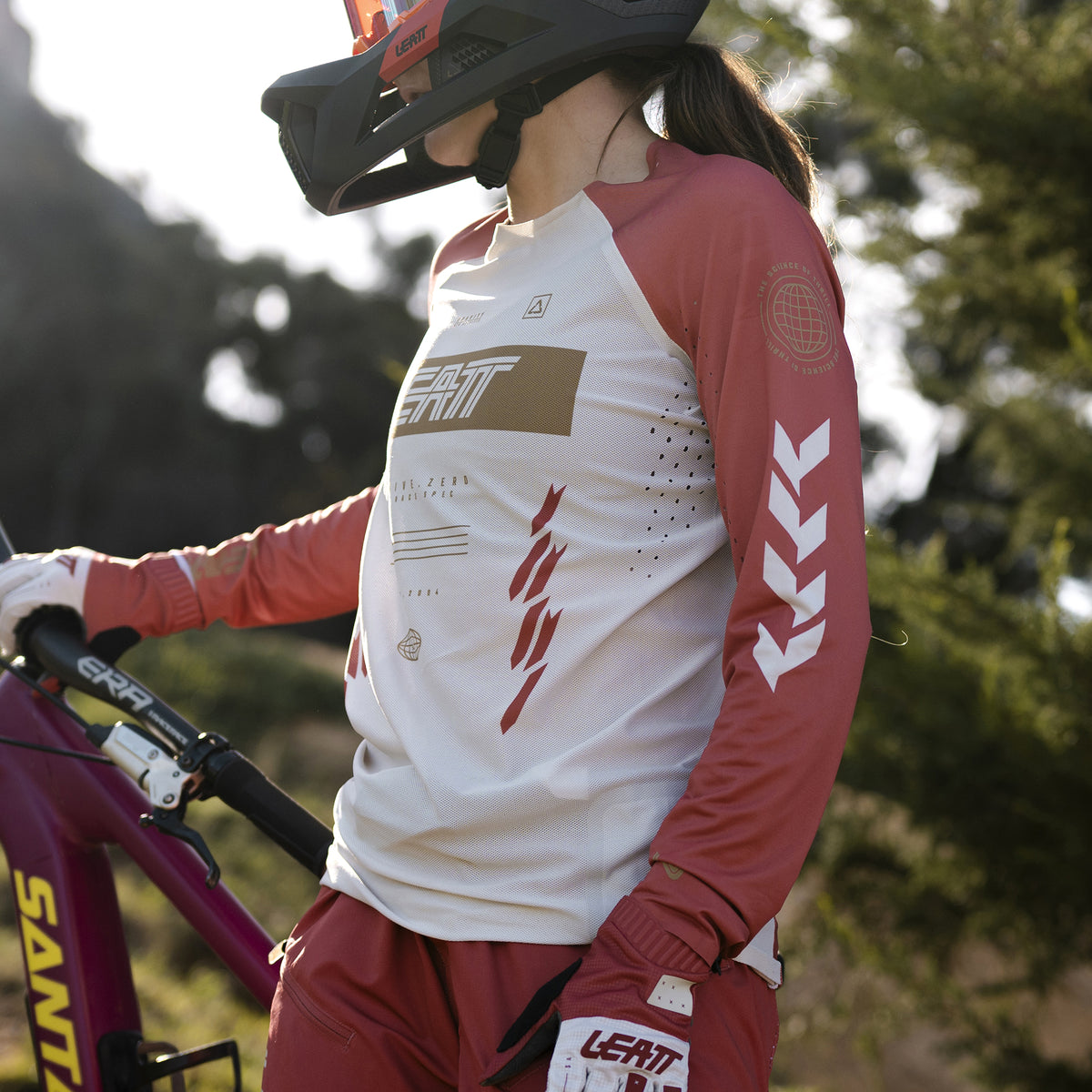 Leatt Jersey MTB Gravity 5.0 Womens V26 - Race Red