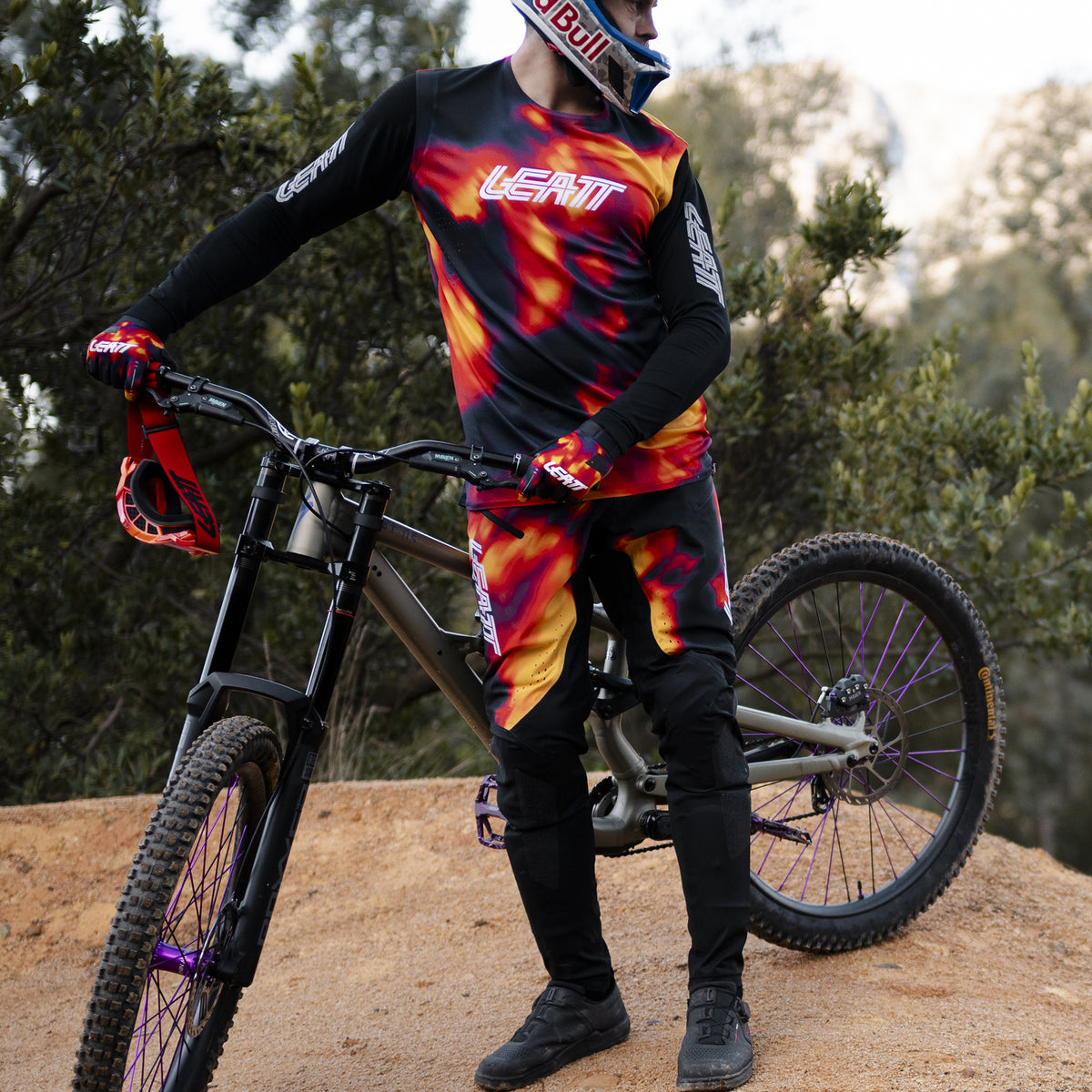 Leatt Pant MTB Gravity 8.0 V26 - Heatmap Red