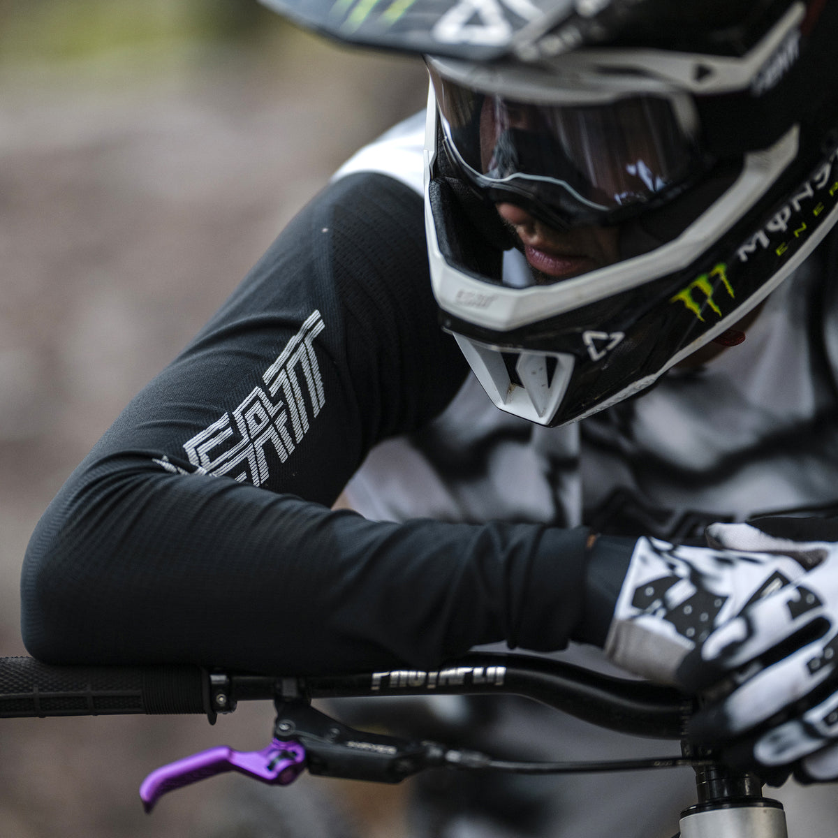 Leatt Jersey MTB Gravity 8.0 V26 - Heatmap White