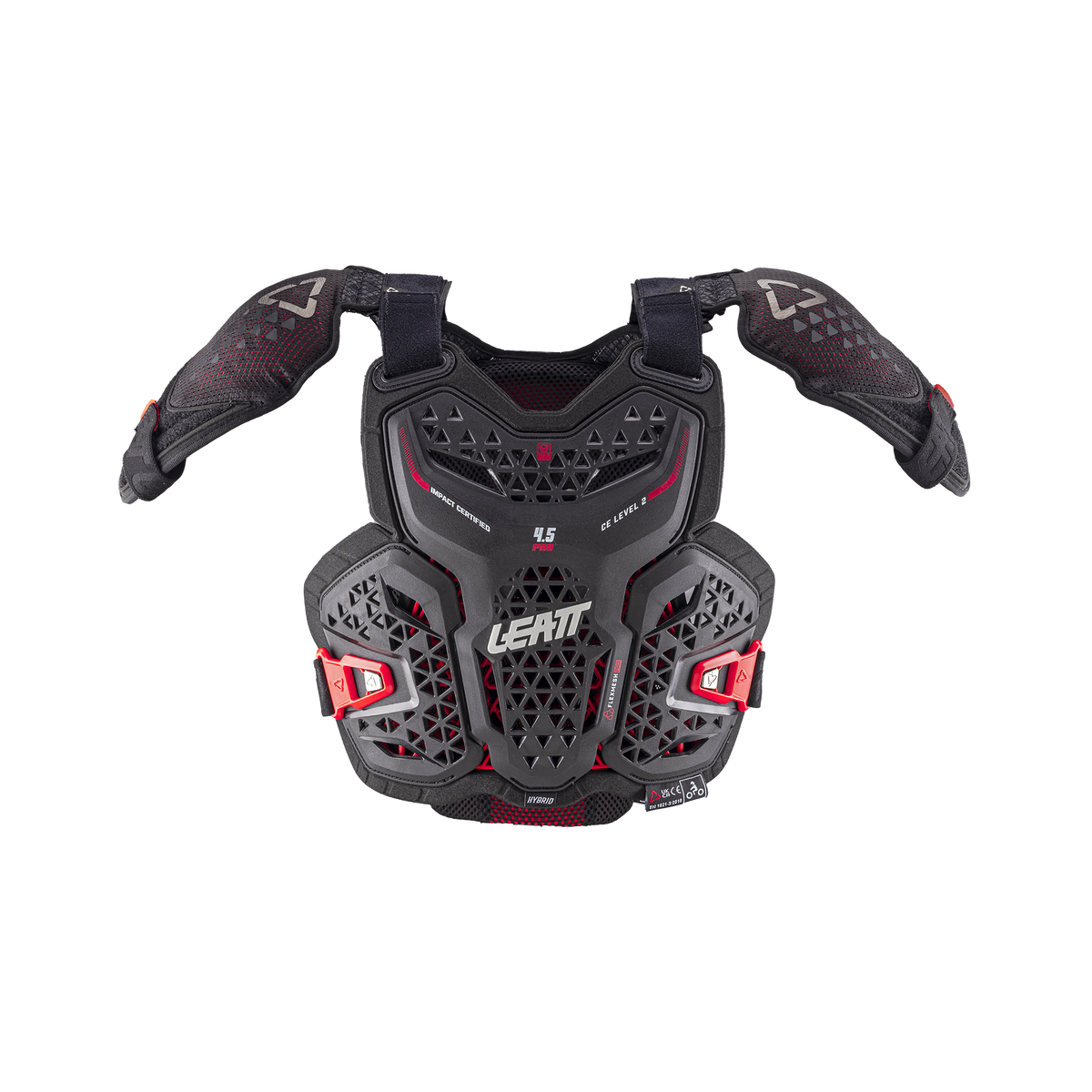 Leatt Chest Protector 4.5 Hybrid Pro Junior V26 - Black
