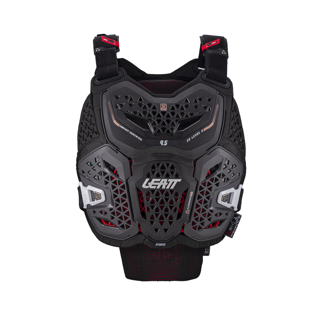 Leatt Chest Protector 4.5 Hybrid Womens V26 - Black