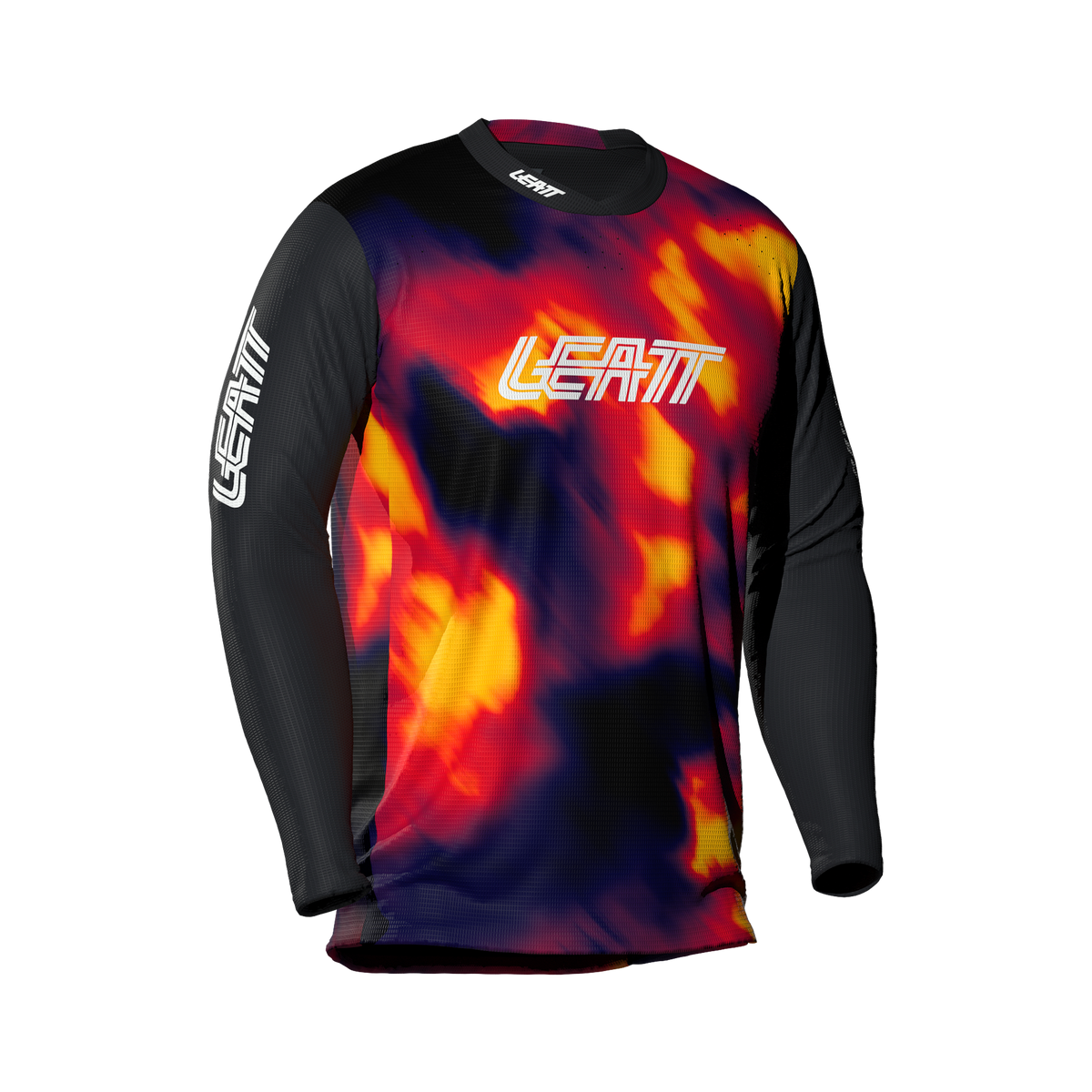 Leatt Jersey MTB Gravity 4.0 Long Sleeve Junior V26 - Heatmap Red