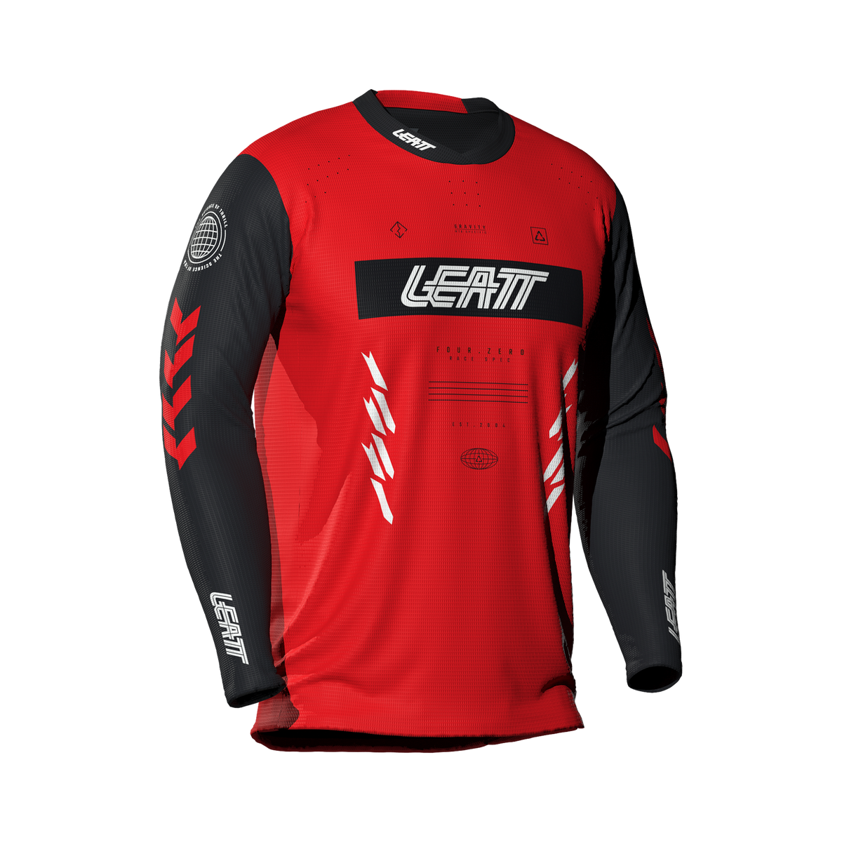 Leatt Jersey MTB Gravity 4.0 Long Sleeve Junior V26 - Race Red