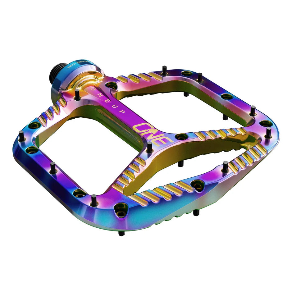 oneup oil slick pedals ONEUP ALUMINUM PEDALS - OIL SLICK
