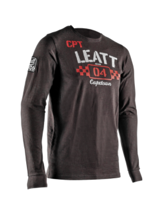 LEATT LONG SLEEVE SHIRT HERITAGE [BLACK] V22