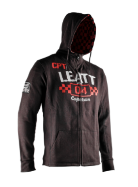 LEATT HOODIE HERITAGE [BLACK] V22