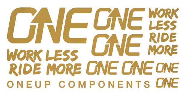ONE UP DECAL KIT HB [GOLD]