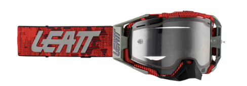 LEATT GOGGLE VELOCITY 6.5 ENDURO JW22 RED CLEAR 83% [2023]