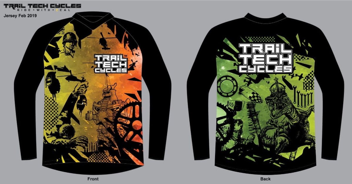 TRAIL TECH CYCLES MTB JERSEY - UNISEX